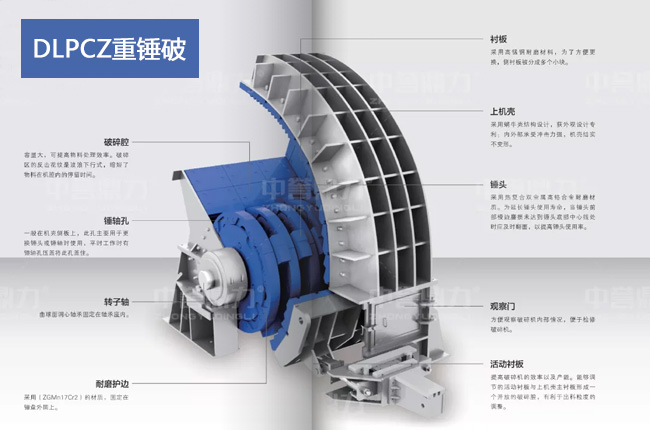 重錘破出料粒度如何調整