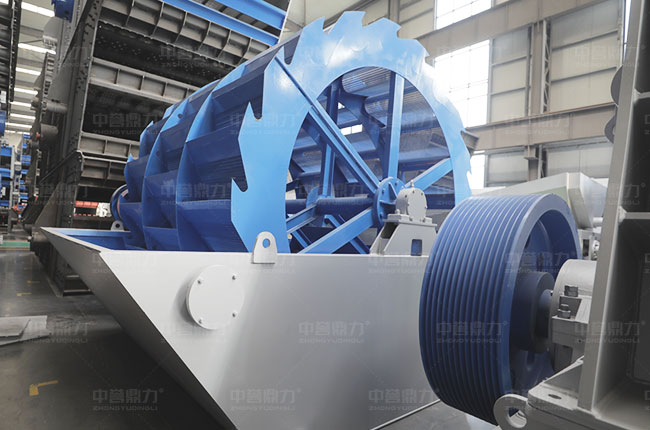 大型2000噸輪式洗砂機