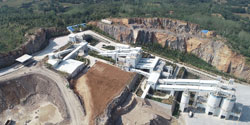 登封嵩基建材二期時產(chǎn)1300-1500噸砂石骨料生產(chǎn)線
