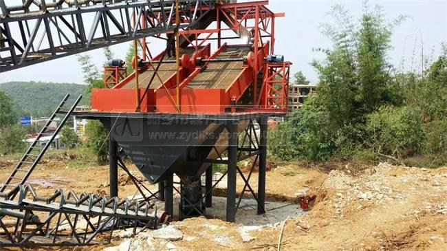 貴州貴陽石料生產線現場