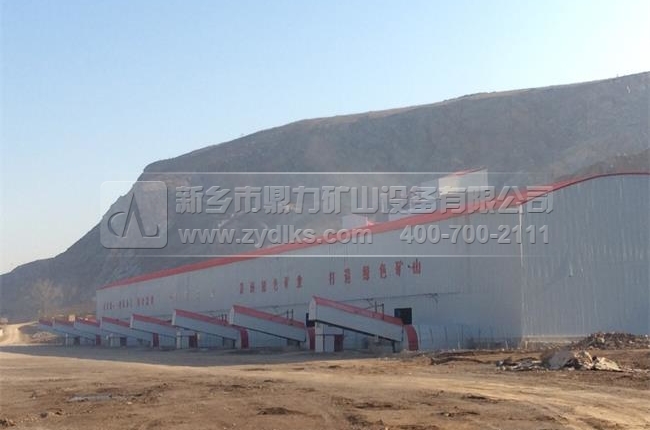 雷鳴時產1500噸石料生產線現場