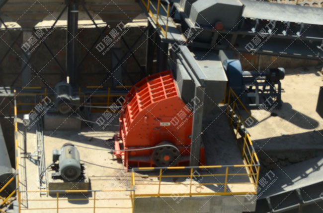 河北邢臺臨城中聯水泥石料生產線二級破碎