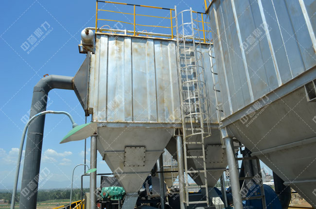 河北邢臺臨城中聯水泥石料生產線除塵