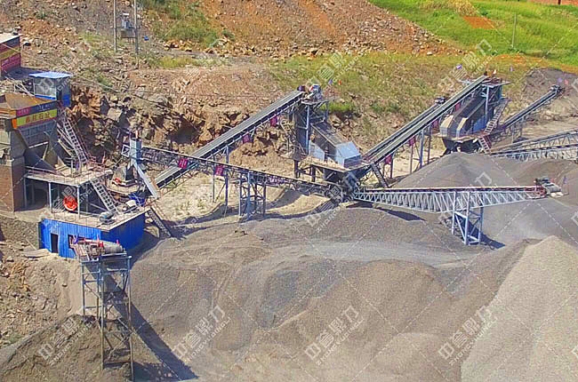 石子廠的加工現場