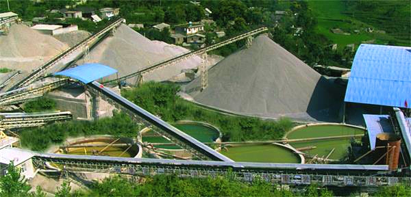 用于水電站項目的機制砂系統