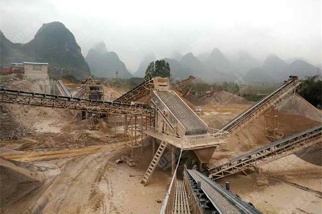 桂林漓江流域某采石場