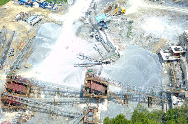 日產(chǎn)萬(wàn)噸砂石料破碎篩分生產(chǎn)線