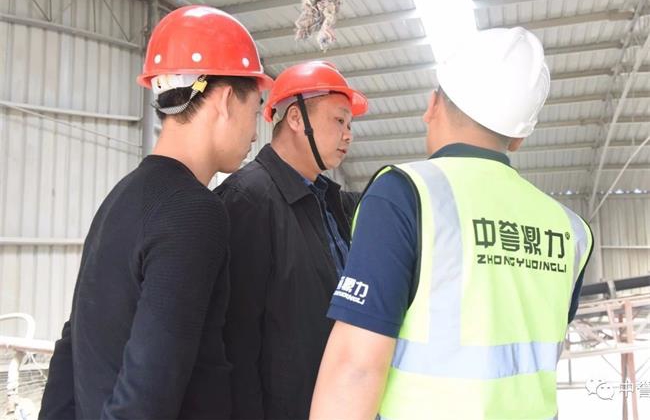 川東環保公司陳總介紹設備情況