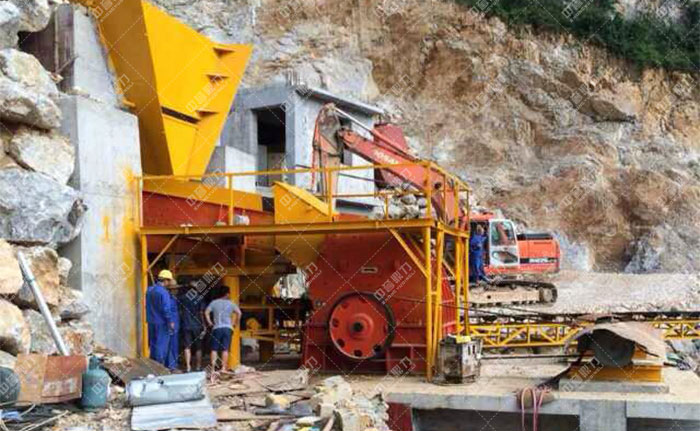 小產(chǎn)量的碎石機