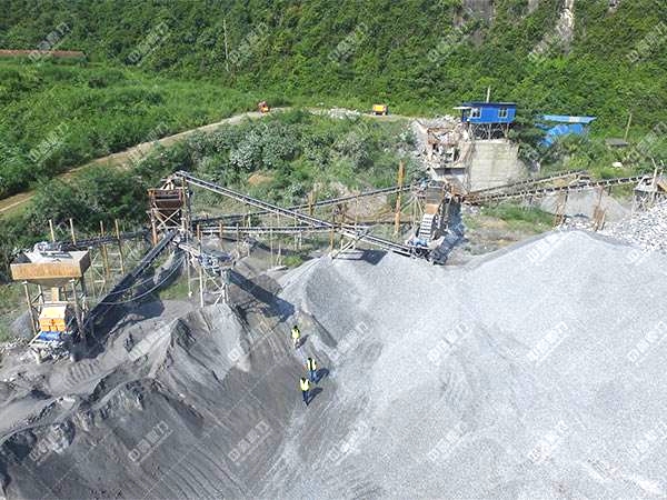 砂石料場現(xiàn)場