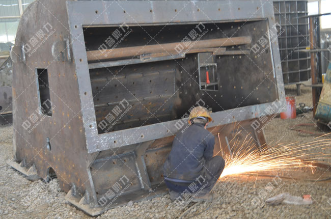 碎石機加工現(xiàn)場