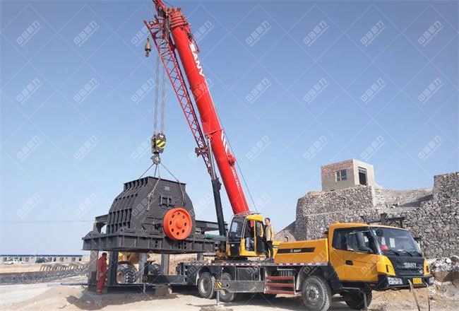 砂石廠設備吊裝