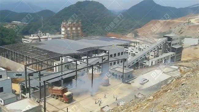 砂石生產(chǎn)線成功試機