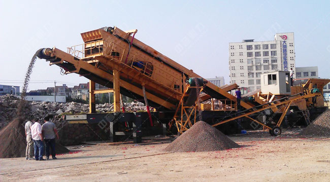 移動碎石生產線